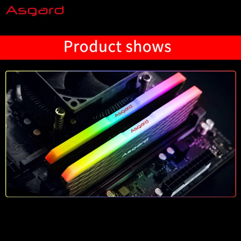 Asgard Memoria RAM RGB ddr4 8GBx2 16GBx2 3200MHz W2 Series 1.35V