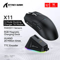 Attack Shark X11 Mouse RGB SEM FIO