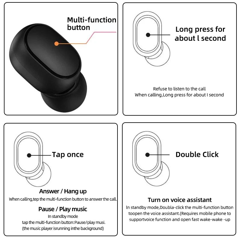 Xiaomi Redmi Airdots 2 Bluetooth.