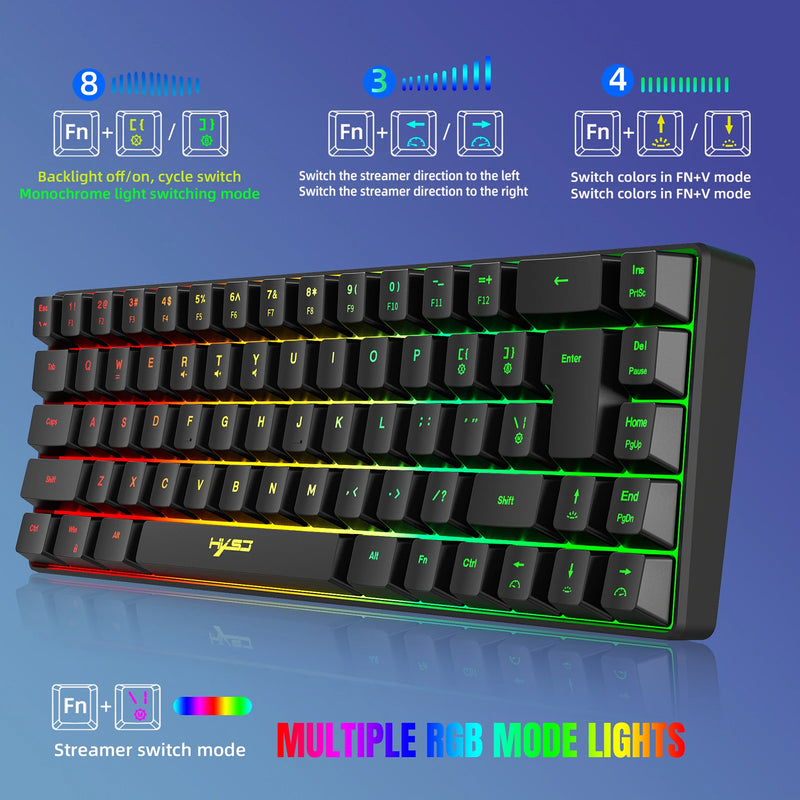 Teclado K68 RGB.